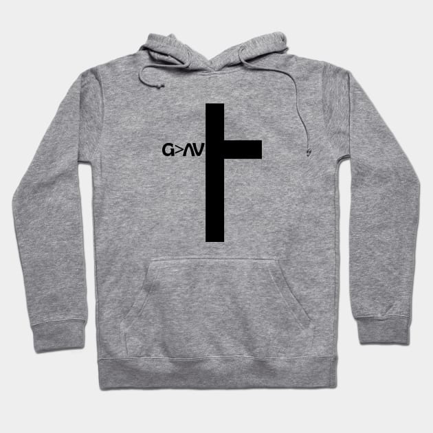 God Is Greater Than The Highs And Lows Hoodie by All Things Gospel